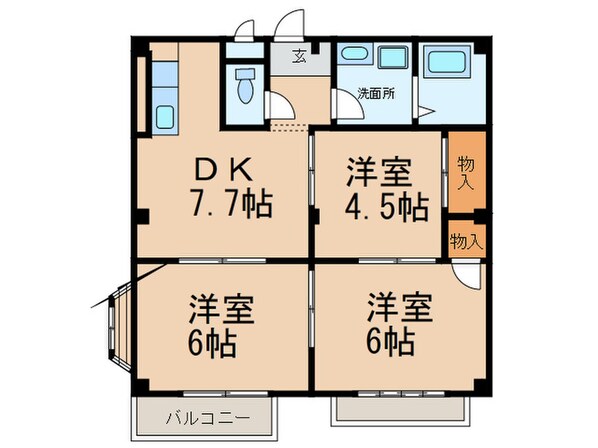 ﾚﾋﾟｭ-ﾄおんつかの物件間取画像